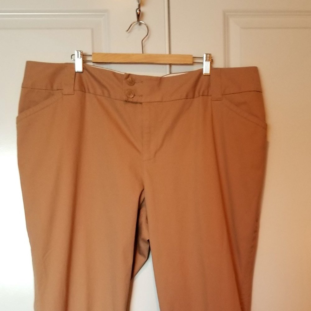 Lane Bryant Chino Khaki Pants 24 Petite